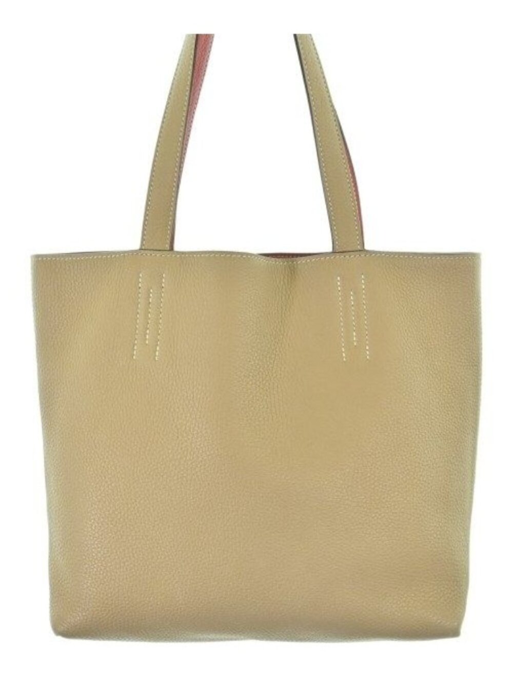 Hermes Double Sens 28 Taurillon Clemence Tote Bag